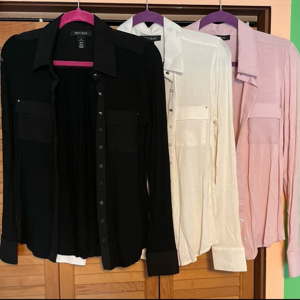 WHBM jersey blouses